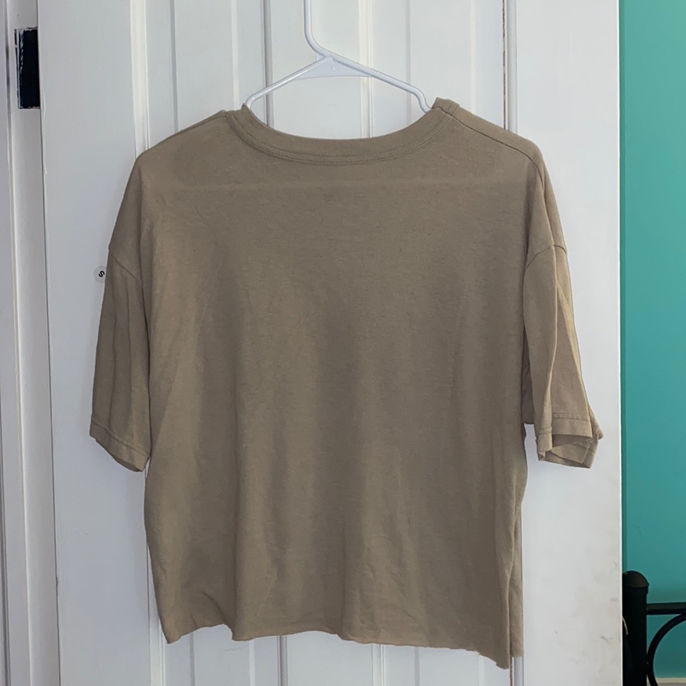 Soffe Large Khaki T Shirt